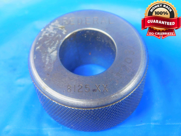 .8125 CLASS XX MASTER PLAIN BORE RING GAGE ONSIZE 13/16 20.638 mm - TH0197AW2