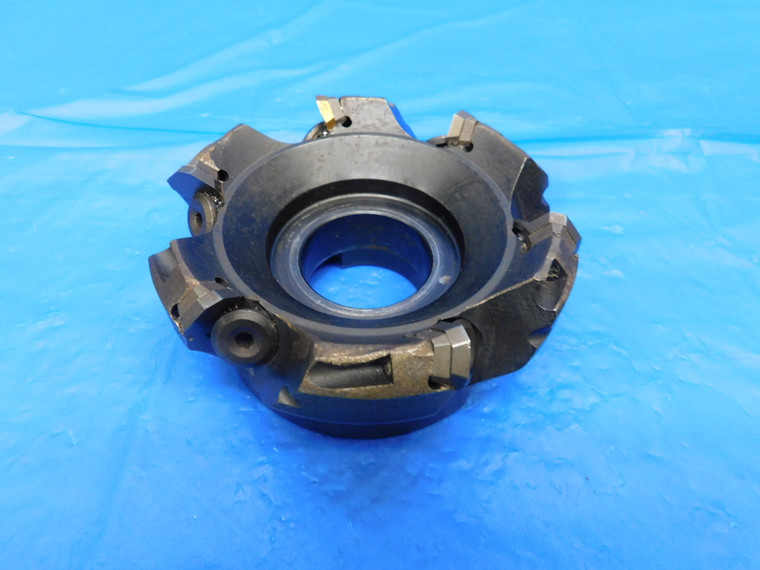 SECO 4" O.D. 45 DEGREE FACE MILL R220.13-04.00-12 1 1/2" PILOT 4.0 SEKR INSERTS - MH3141LVR