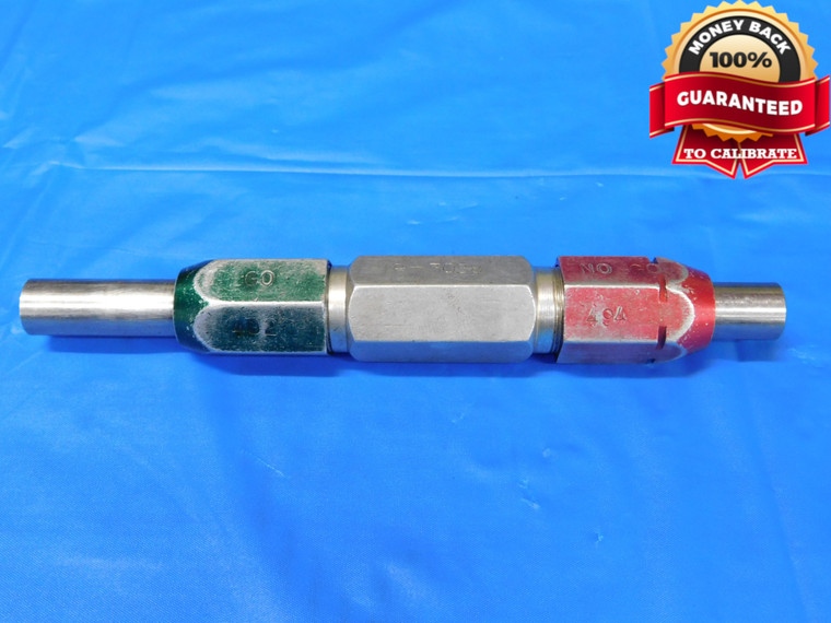 .4920 & .4940 PIN PLUG GAGE GO NO GO .5000 -.0060 1/2 12.548 mm .492 .494 - BS0027RD