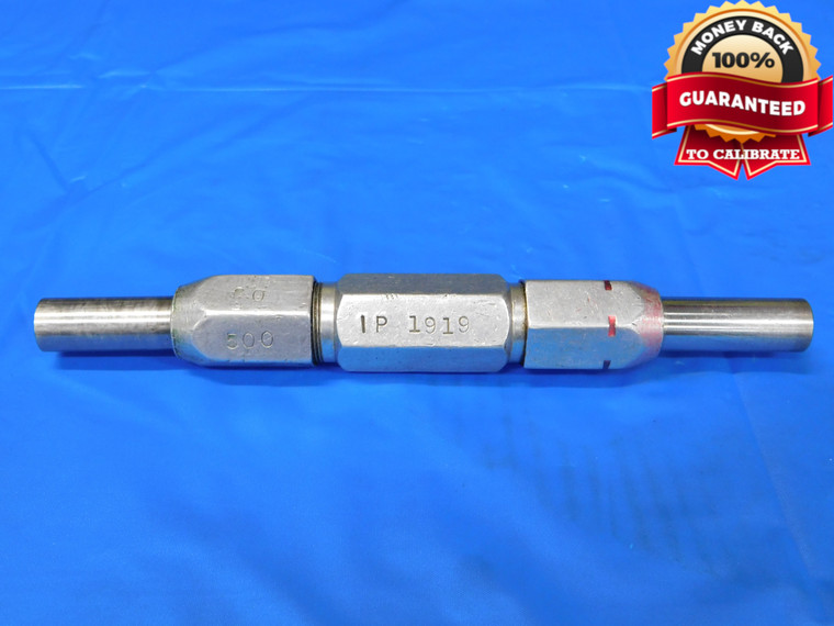 .5000 & .5070 PIN PLUG GAGE GO NO GO ONSIZE 1/2 13 mm .500 .507 QUALITY - BS0034RD