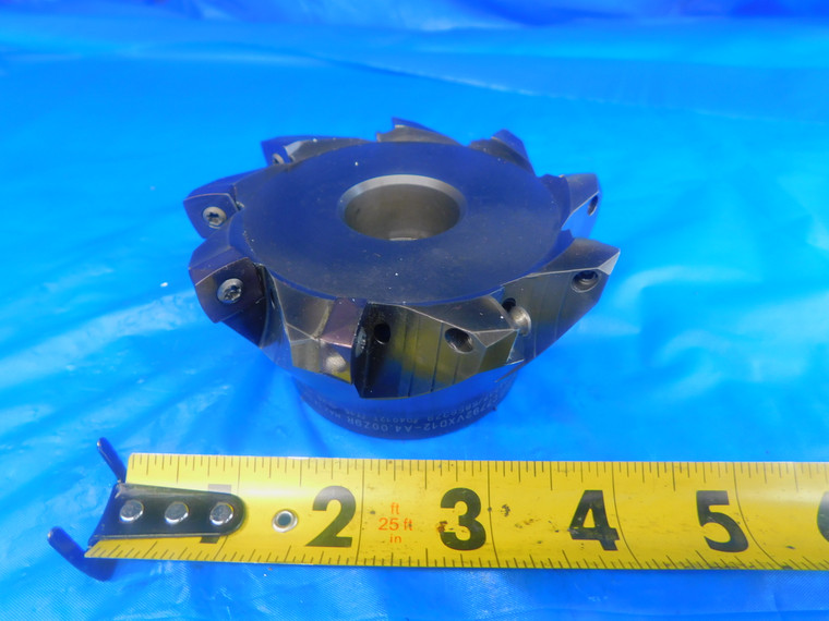 STELLRAM 4" O.D. FACE MILL C7792VXD12-A4.00Z9R 1 1/4 PILOT 9 POCKETS XD1205 4.0 - TH0473AF3