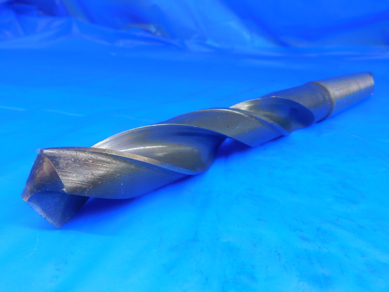 UNION DRILL CO. 1 5/32 O.D. HSS DRILL BIT MORSE TAPER #4 SHANK 1.1562 MT4 - TH0512CF2
