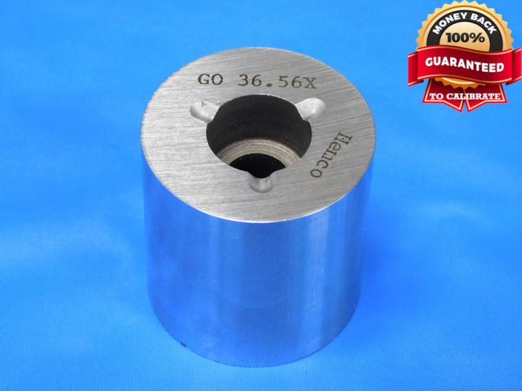 36.560 CLASS X METRIC PIN PLUG GAGE 36.500 +.060 OVERSIZE 37 mm 1.4394 36.56 - BS0081RD