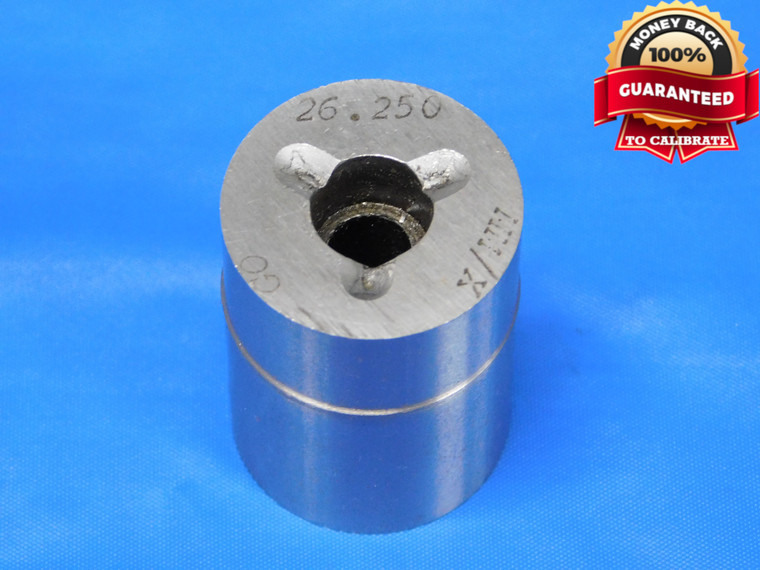 26.250 CLASS X METRIC PIN PLUG GAGE 26.000 +.250 OVERSIZE 26 mm 1.0335 26.25 - BS0082RD