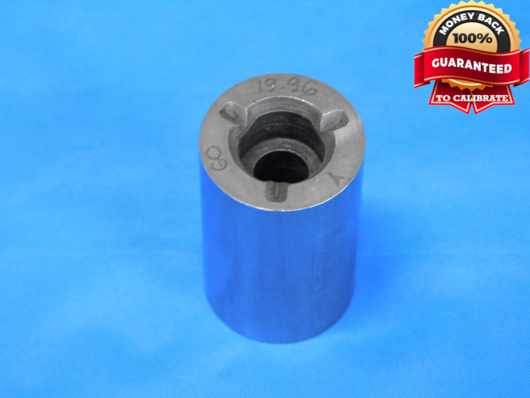 19.960 CLASS Y METRIC PIN PLUG GAGE 20.000 -.040 UNDERSIZE 20 mm .7858 19.96 - BS0086RD