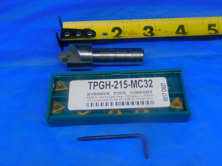 EVEREDE 1/4 MIN DIA 90 DEG CHAMFER INDEXABLE COUNTERSINK IND-17-9-250 + INSERTS - TH0616AC3
