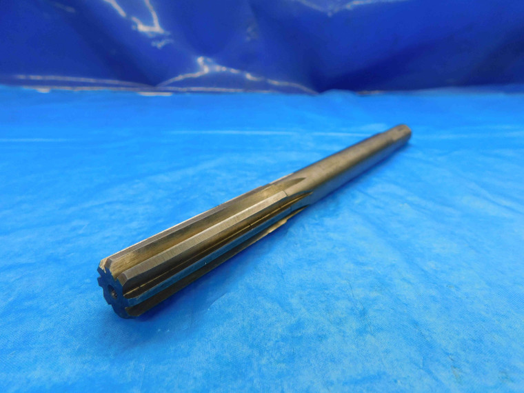 YANKEE 0.6094 O.D. HSS CHUCKING REAMER 8 FLUTE .6094 39/64 .6250 -.0156 USA - DW22485AG3