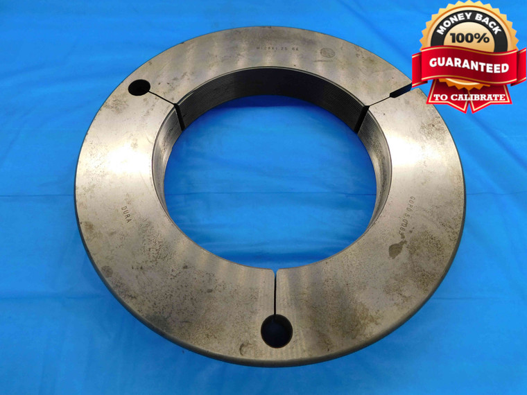 M128 X 1.25 6g METRIC THREAD RING GAGE 128 GO ONLY P.D. = 5.0063 (127.160 mm) - DW22620AJ3