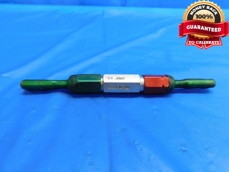 .2480 & .2510 PIN PLUG GAGE GO NO GO .2500 +.0010 1/4 6.299 mm .248 .251 - RJ0464RD