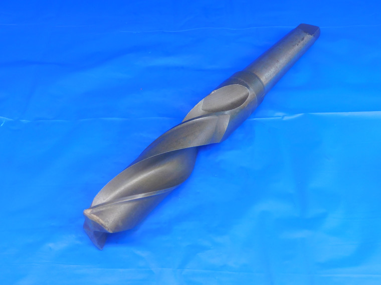 UTD 1 15/32 O.D. HSS TWIST DRILL BIT FLAT BOTTOM POINT MT4 SHANK 7" LOC 1.4687 - TH0995AJ3