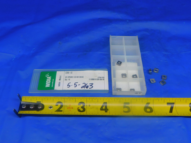 10pcs NEW WIDIA XD SPGM21.53 NH C5/UC C250-CC CARBIDE INSERTS METCUT USA MADE - TH1131FKB