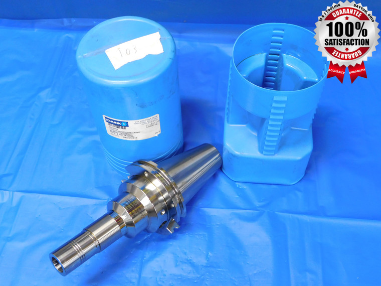 NEW CAT50 SCHUNK 205496 POLYGONAL TOOL HOLDER COOLANT 6" PROJ. TRIBOS 3/4 I.D. - TH1237FKB