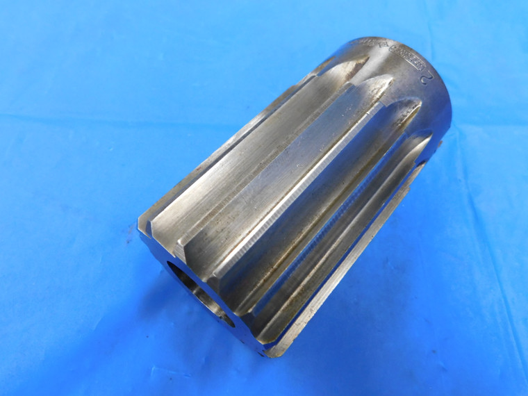 CLEVELAND USA MADE 2" O.D. HSS SHELL REAMER FITS No. 8 ARBOR 2.000 ONSIZE - MH3653AM3