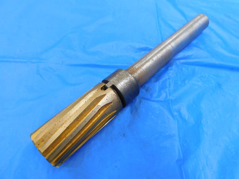 1.6355 HSS SHELL REAMER WITH No. 8 STRAIGHT SHANK ARBOR 1.6250 +.0105 OVERSIZE - MH3721BS2