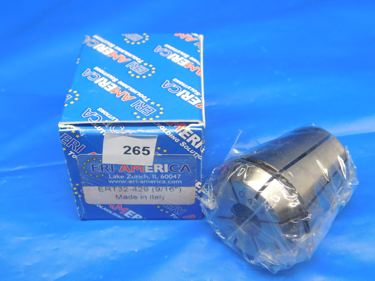 NEW ERI AMERICA ER32 TAPPING COLLET ERT32-429 (9/16") FOR 9/16 TAP .5625 - TH1476FKB