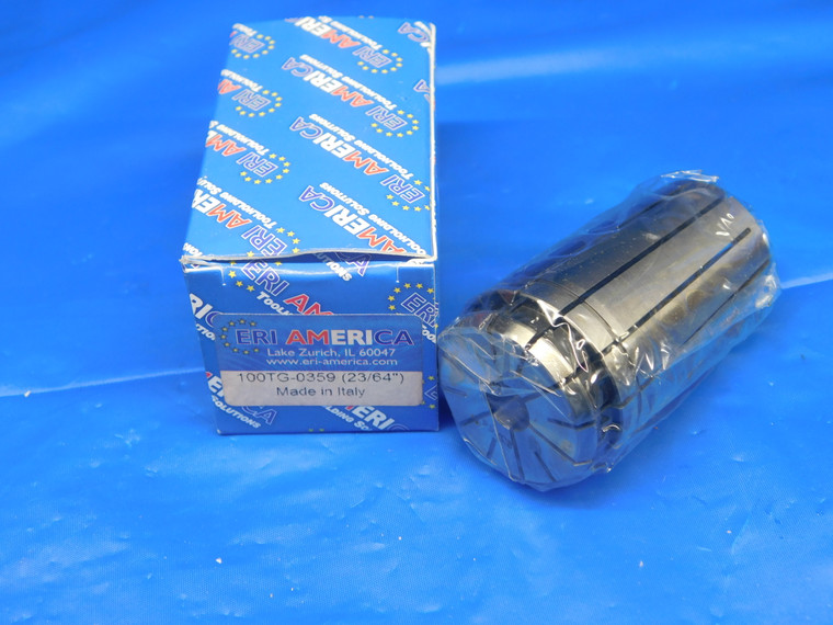 NEW ERI AMERICA TG100 COLLET 100TG-0359 (23/64") SIZE 23/64 TG-100 TG 100 .3594 - TH1507FKB
