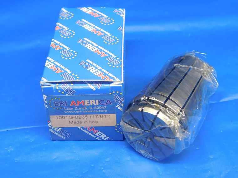 NEW ERI AMERICA TG100 COLLET 100TG-0265 (17/64") SIZE 17/64 TG-100 TG 100 .2656 - TH1502FKB