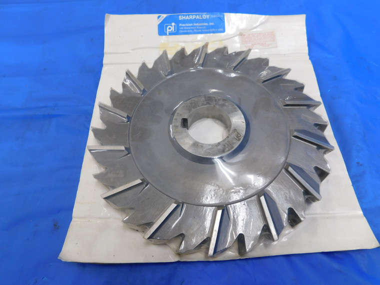 USA SHARPALOY 8" OD X 3/4" WIDE THICK STAGGERED TOOTH SIDE MILLING CUTTER 28 T