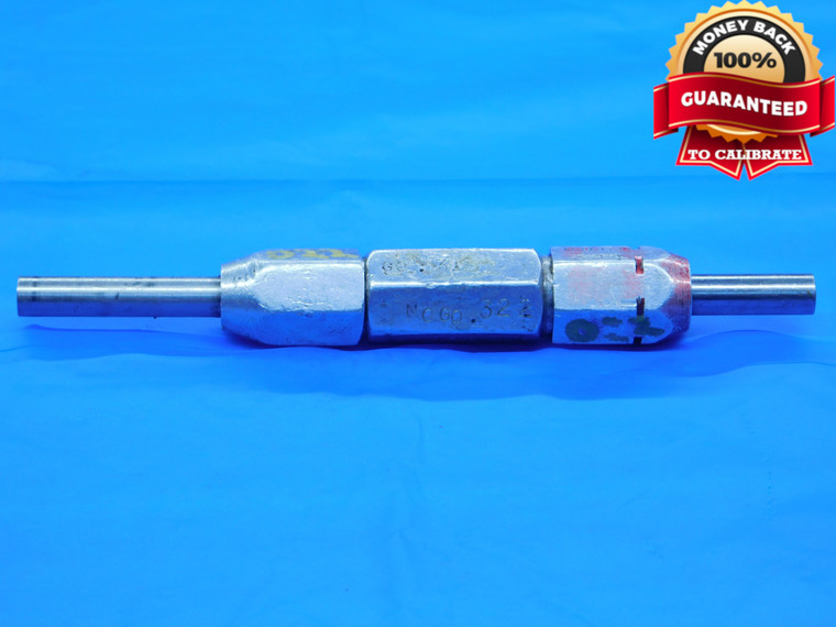 .3150 & .3220 CARBIDE PIN PLUG GAGE GO NO GO .3125 +.0025 5/16 8 mm .315 .322 - DE0031RD