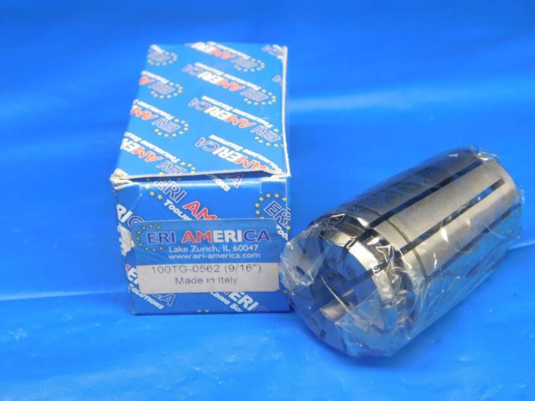 NEW ERI AMERICA TG100 COLLET 100TG-0562 (9/16") SIZE 9/16 TG-100 TG 100 .5625 - TH1512FKB