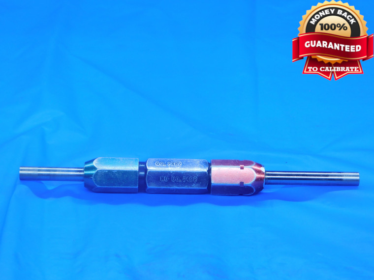 .2482 & .2492 CL Z PIN PLUG GAGE GO NO GO .2500 -.0008 UNDERSIZE 1/4 6.304 mm - DE0067RD