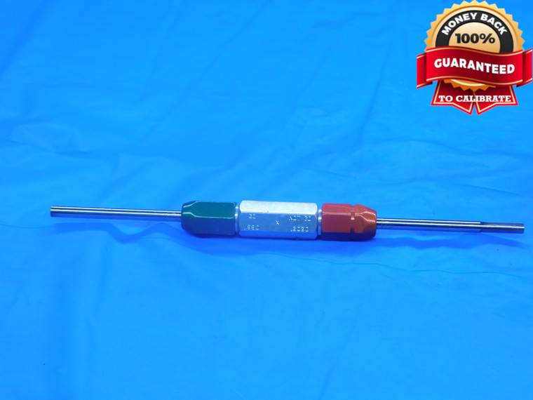 .1990 & .2020 CL X PIN PLUG GAGE GO NO GO .2031 -.0011 13/64 5 mm .199 .202 - DE0175RD