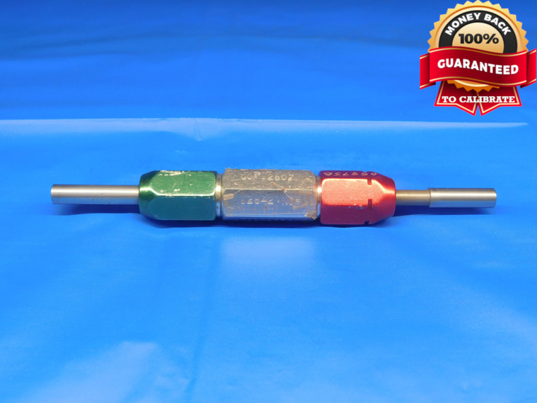 .2807 & .2842 PIN PLUG GAGE GO NO GO .2813 -.0006 9/32 7 mm INSPECTION CHECK - HT0027