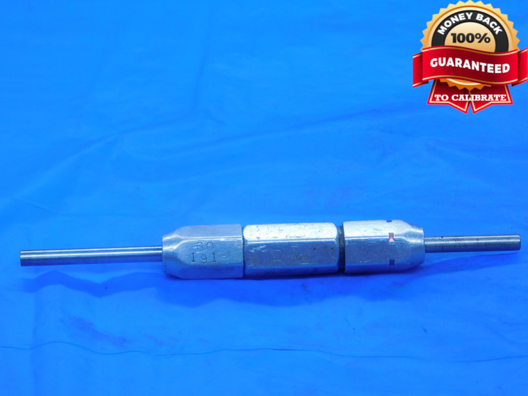 .1910 & .1960 PIN PLUG GAGE GO NO GO .1875 +.0035 OVERSIZE 3/16 5 mm .191 .196 - DE0226RD