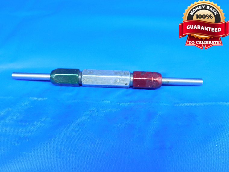 .1600 & .1630 CL Z PIN PLUG GAGE GO NO GO .1563 +.0037 5/32 4 mm .160 .163 - WA0030RD