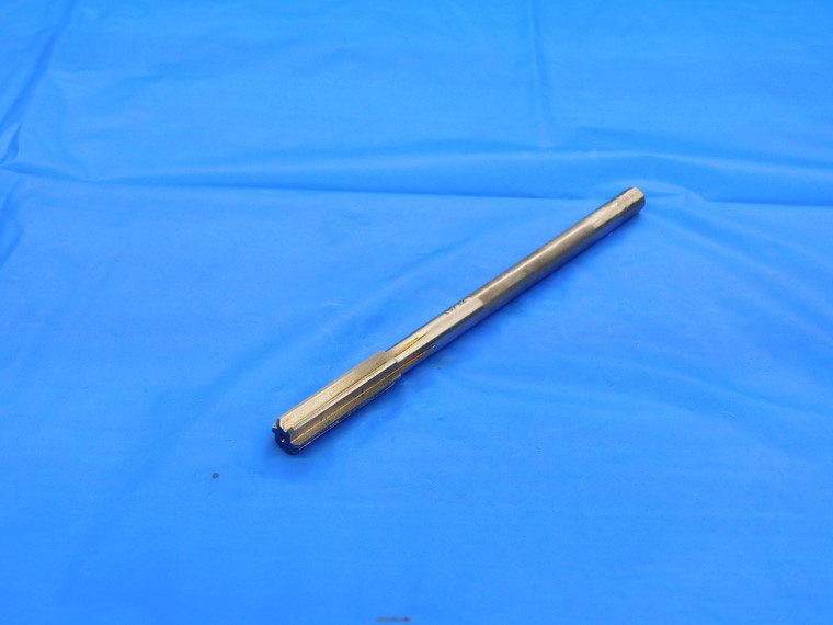 USA MADE 15/32 O.D. HSS CHUCKING REAMER 6 FLUTE .4687 ONSIZE - DE0422AA3