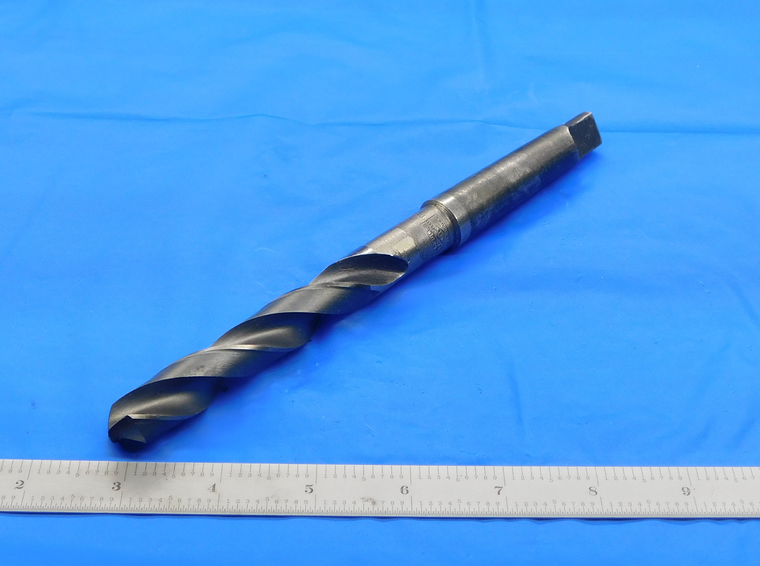 USA MADE 5/8 O.D. HSS TWIST DRILL BIT MORSE TAPER #2 SHANK .625 MT2 - DE0485AN3