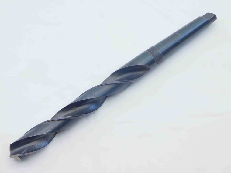 25/32 O.D. HSS TWIST DRILL BIT MORSE TAPER #2 SHANK 5 1/4 LOC 10" OAL .7812 MT2 - DE0481AN3