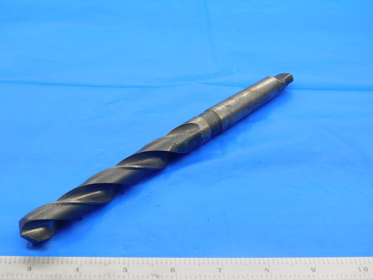 USA MADE 45/64 O.D. HSS TWIST DRILL BIT MORSE TAPER #2 SHANK .7031 MT2 - DE0493AN3