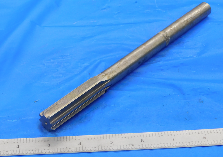 0.7505 OD HSS REAMER 8 FL .7505 3/4 .7500 +.0005 OVERSIZE 19 mm - DE0588AM3