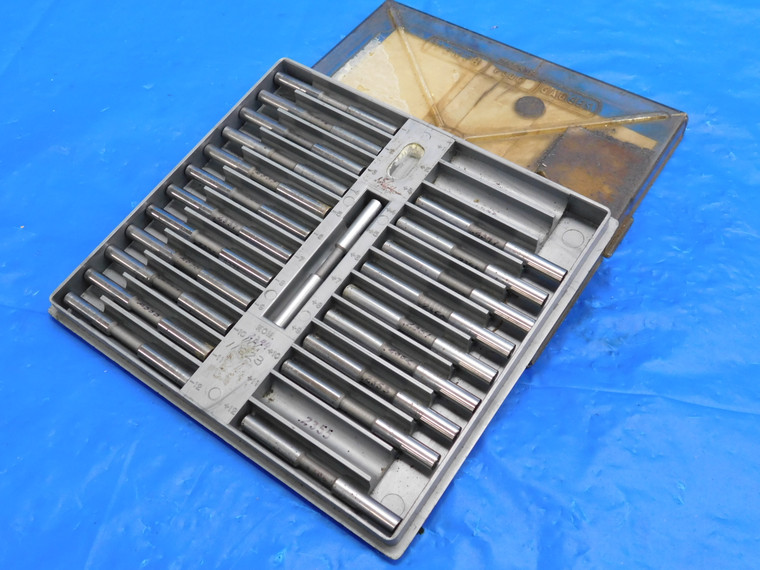 SET OF DELTRONIC TENTH PIN PLUG GAUGES 15/64" .2332 - .2356 IN .0001 .2344 GAGES - JH2805LVR