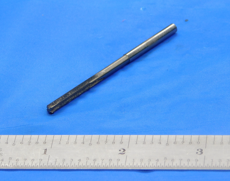 #30 O.D. SOLID CARBIDE CHUCKING REAMER 9/64 SHANK 4 FLUTE .1285 - DE0691AA3