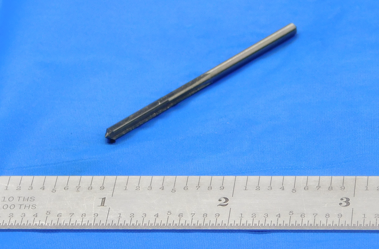 0.12" OD CARBIDE REAMER .1115 SHANK 4 FL .12 .1200 .1250 UNDERSIZE #31 3 mm - DE0690AA3