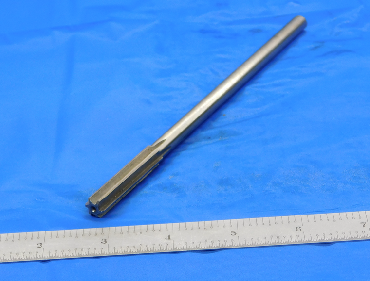 USA MADE .3813" OD HSS REAMER 5/16 SHANK 6 FL .3813 3/8 .3750 +.0063 OVERSIZE - DE0710CP2