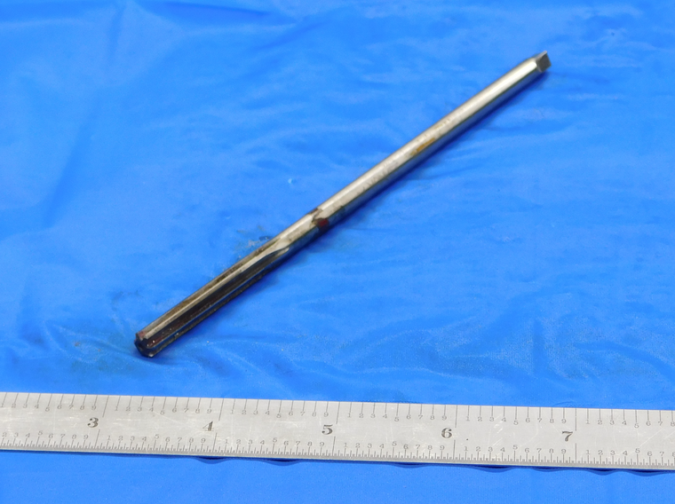 YANKEE 0.252" OD HSS REAMER 0.24 SHANK 6 FL .252 .2520 1/4 .2500 +.0020 OVERSIZE - DE0726BM2