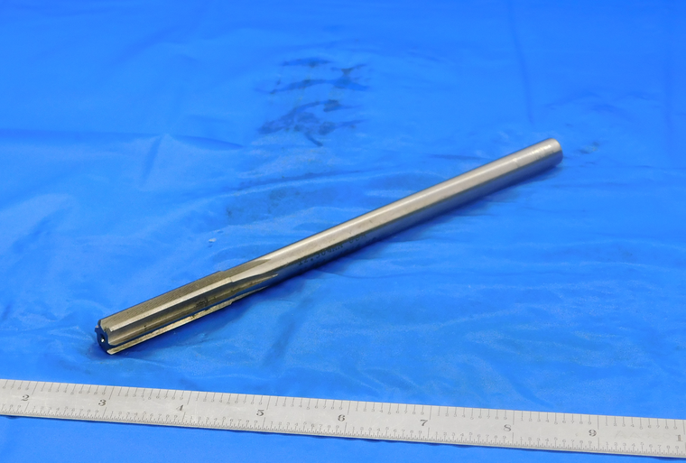 USA MADE 31/64" O.D. HSS CHUCKING REAMER 7/16" SHANK 6 FLUTE - DE0777CP2
