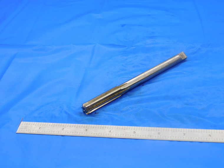 USA MADE .4990" OD HSS REAMER SHANK 6 FL .499 .4990 1/2 .5000 -.0010 UNDERSIZE - DE0764CP2