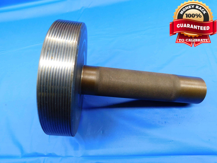 SHOP MADE 4" 16 THREAD PLUG GAGE 4.0 4.00 4.000 4.0000 4"-16 INSPECTION CHECK - DW23824LVR