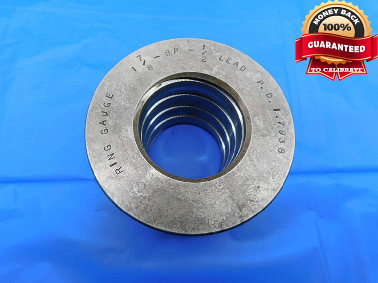 1 7/8 8 P SOLID 1/2" LEAD THREAD RING GAGE 1.875 INTERRUPTED SPECIAL LEAD ANGLE - DW23718LVR