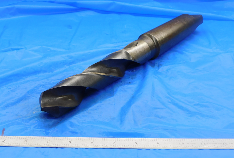 USA MADE 1 33/64 O.D. HSS TWIST DRILL BIT MORSE TAPER #5 SHANK 1.5156 MT5 - DE0923AK2