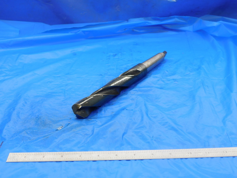 1 5/32 O.D. HSS TWIST DRILL BIT MORSE TAPER #3 SHANK 7" LOC 12" OAL 1.1562 MT3 - DE0947AM3