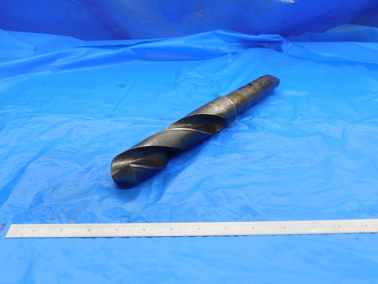 1 1/2 O.D. HSS TWIST DRILL BIT MORSE TAPER #4 SHANK 7" LOC 13" OAL 1.5 MT4 - DE0943AM3