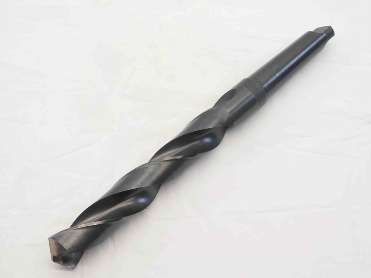 1 3/8 O.D. HSS TWIST DRILL BIT MORSE TAPER #4 SHANK 8" LOC 14 3/4 OAL 1.375 MT4 - DE0967AM3