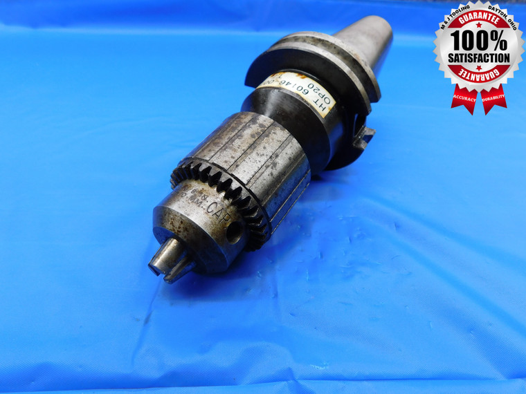 JACOBS DRILL CHUCK 0 - 3/8" CAP W/ PARLEC CAT40 TOOL HOLDER 0 - 10mm .375 - DW23787AB3