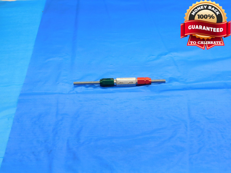 .1650 & .1770 PIN PLUG GAGE GO NO GO .1563 +.0087 OVERSIZE 5/32 4 mm .165 .177 - DE1105BB2