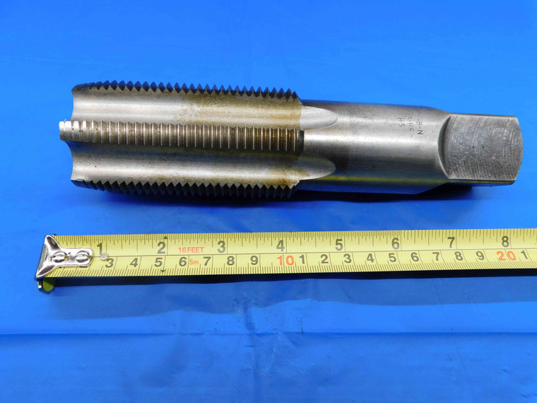 2" 8 N G-H6 HS PLUG TAP 6 STRAIGHT FLUTE 2.0 MANUFACTURING TOOLING THREADING - DW23890BP2